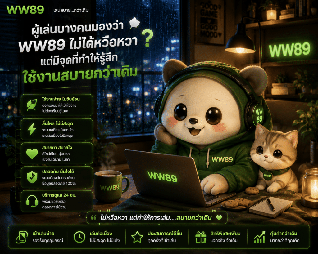 ผู้เล่นบางคนมองว่า WW89 ไม่ได้หวือหวา แต่มีจุดที่ทำให้รู้สึกใช้งานสบายกว่าเดิม